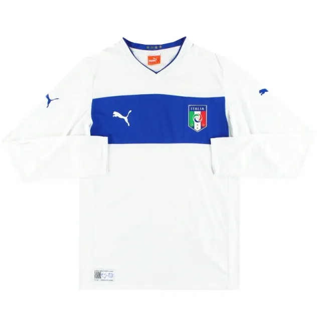 2012-13 Italy Puma Away Shirt L/S M - Italy / Excellent / Medium