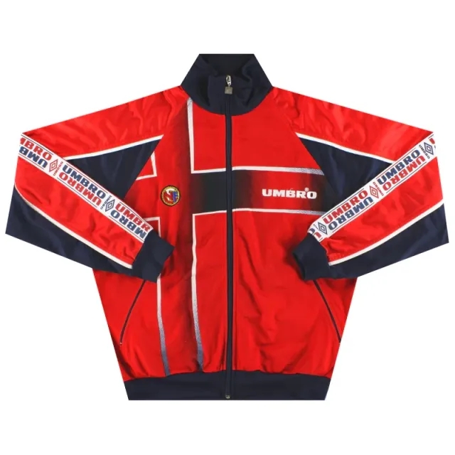 1997-98 Norway Umbro Track Jacket M - Norway / Very good / Medium