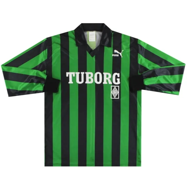 1990-92 Borussia Monchengladbach Puma Away Shirt L/S L - Borussia Monchengladbach / Excellent / Large