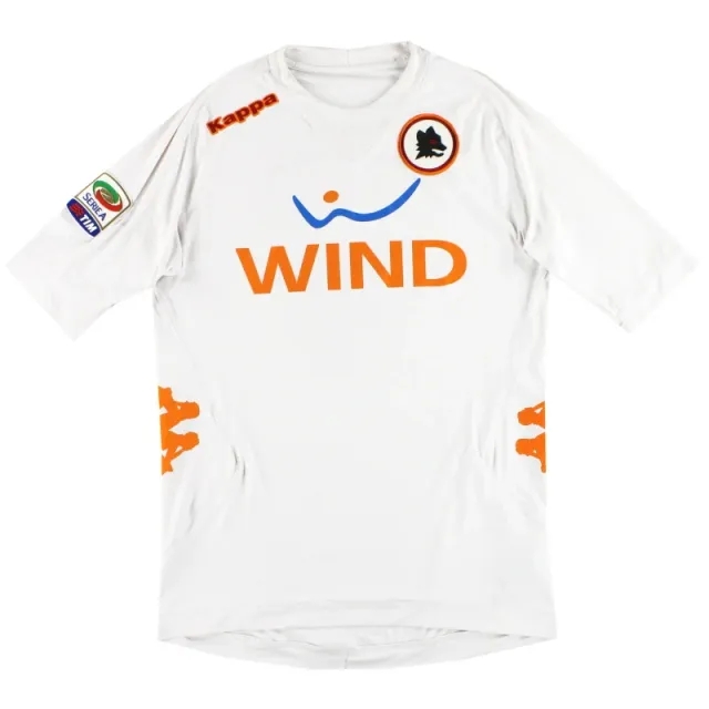2011-12 Roma Kappa Away Shirt *Mint* XL - Roma / Mint / XL
