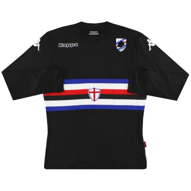 2013-14 Sampdoria Kappa Third Shirt L/S *Mint* XL - Sampdoria / Mint / XL