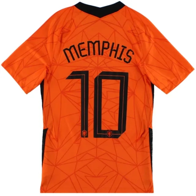 2020-22 Holland Nike Home Shirt Memphis #10 *Mint* XS - Holland / Mint / XS