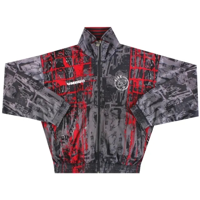1996-97 Ajax Umbro Track Jacket Y - Ajax / Fair / Youth