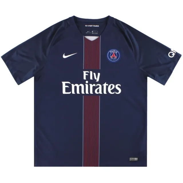 2016-17 Paris Saint-Germain Nike Home Shirt *Mint* L - Paris Saint-Germain / Mint / Large