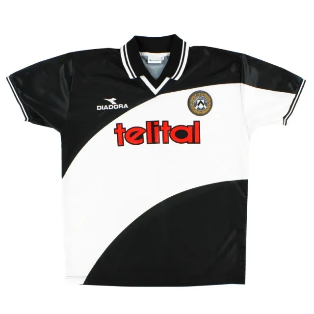 1998-99 Udinese Diadora European Home Shirt *Mint* M - Other Italian Clubs / Mint / Medium