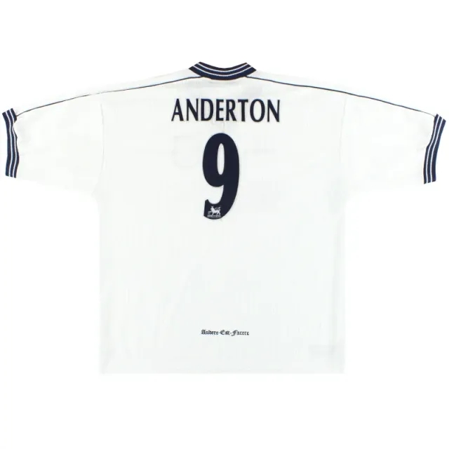 1997-99 Tottenham Pony Home Shirt Anderton #9 XL - Tottenham Hotspur / Excellent / XL