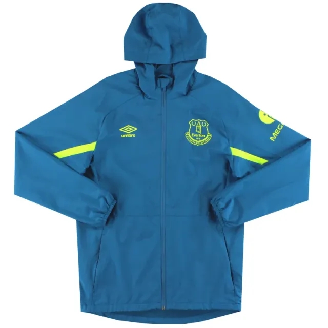 2019-20 Everton Umbro Rain Jacket S - Everton / Excellent / Small