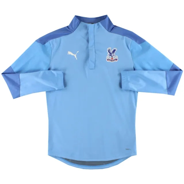 2018-19 Crystal Palace Puma 1/4 Zip Training Top *Mint* S - Crystal Palace / Mint / Small