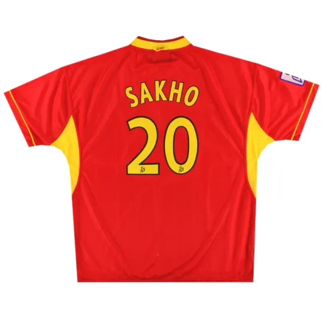 1999-00 Lens Umbro Player Issue Home Shirt Sakho #20 *Mint* XXL - Lens / Mint / XXL