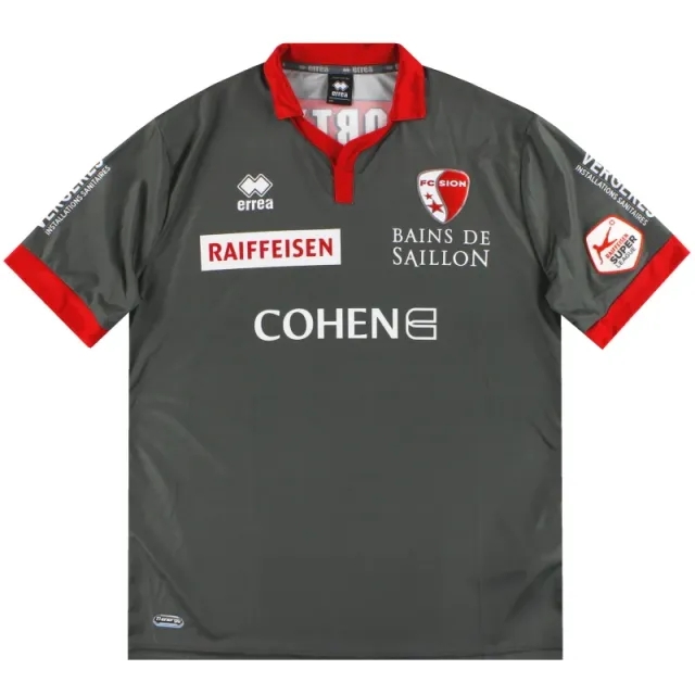 2015-16 FC Sion Errea Third Shirt XL - Other European Clubs / Excellent / XL