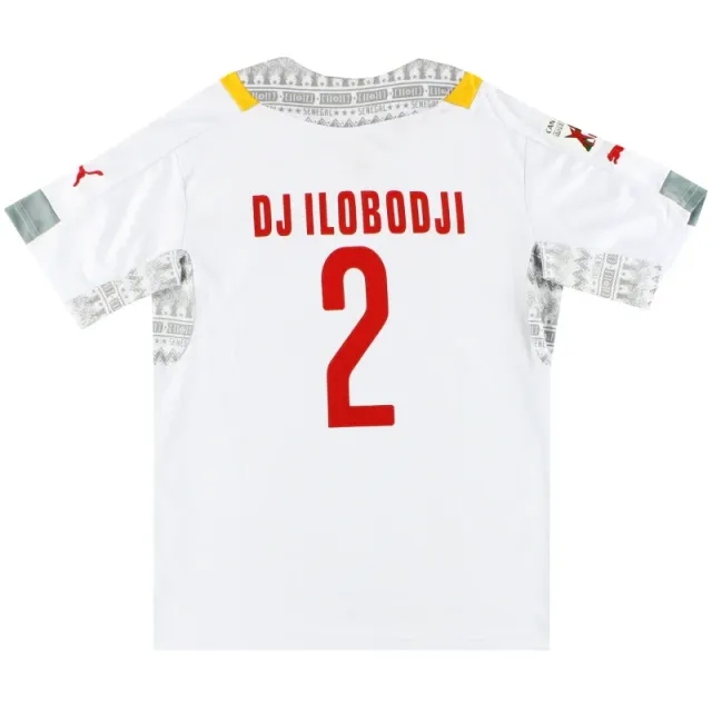 2014-15 Senegal Puma Player Issue Home Shirt Djilobodji #2 L - African / Excellent / Large