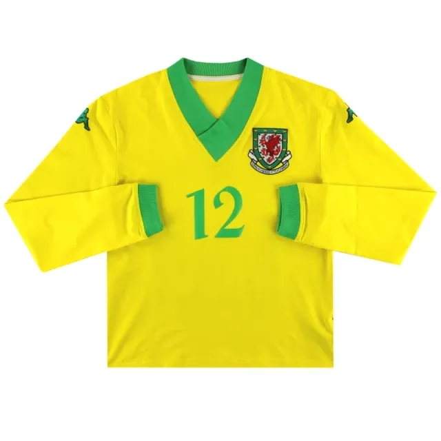 2006-07 Wales Kappa Player Issue Away Shirt #12 *As New* XL.Boys - Wales / As New / Youth
