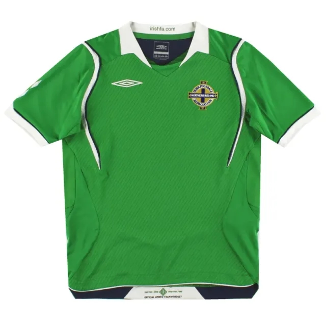 2008-10 Northern Ireland Umbro Home Shirt S.Boys - Northern Ireland / Very Good / Youth