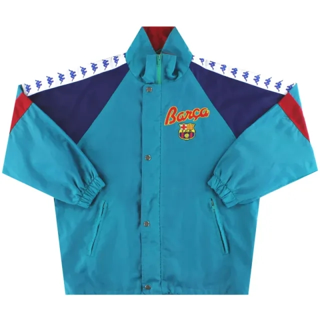 1992-95 Barcelona Kappa Rain Jacket XS - Barcelona / Excellent / XS