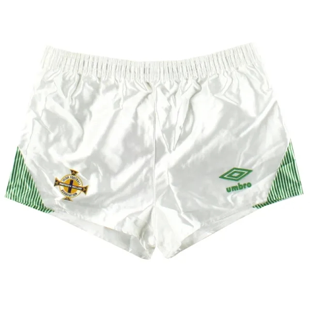 1990-92 Northern Ireland Umbro Home Shorts XS - Northern Ireland / Excellent / XS