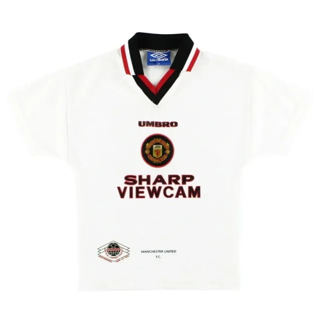 1996-97 Manchester United Umbro Away Shirt Y - Manchester United / Excellent / Youth