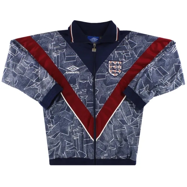 1994-95 England Umbro Track Jacket Y - England / Excellent / Youth