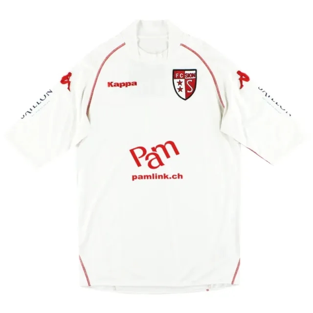 2008-09 FC Sion Kappa Home Shirt XL - Other European Clubs / Excellent / XL