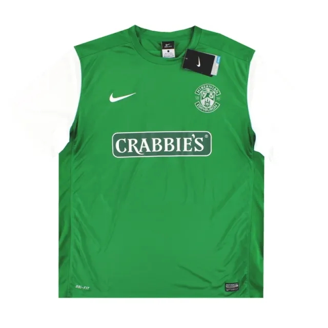 2013-14 Hibernian Nike Home Shirt *w/tags* XL - Other Scottish Clubs / w/tags / XL