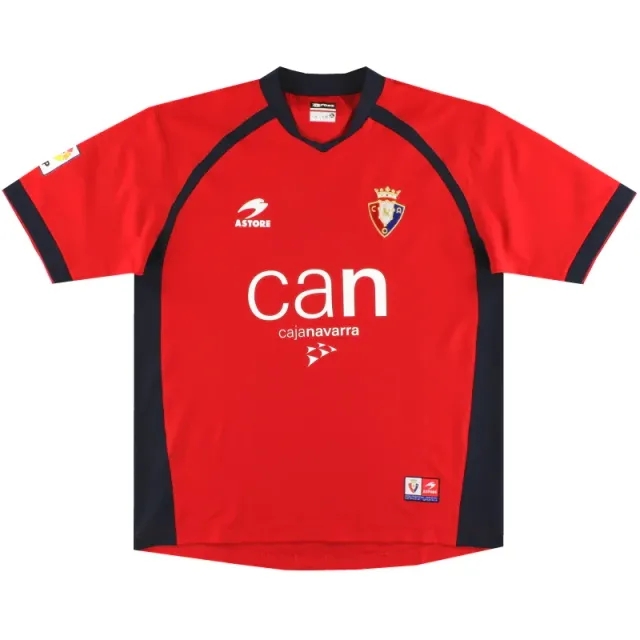 2004-05 Osasuna Astore Home Shirt *Mint* XL - Other Spanish Clubs / Mint / XL