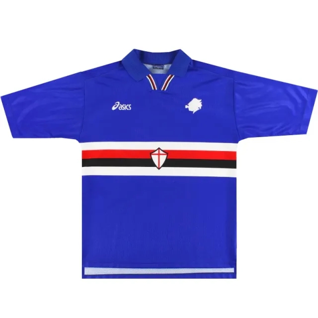 1996-97 Sampdoria Asics Home Shirt XL - Sampdoria / Very Good / XL