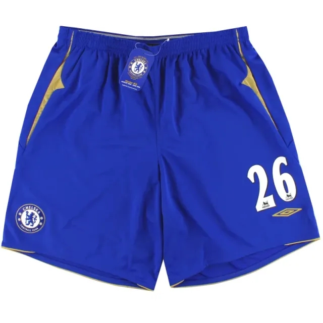 2005-06 Chelsea Umbro Centenary Home Shorts #26 *w/tags* XXL - Chelsea / w/tags / XXL