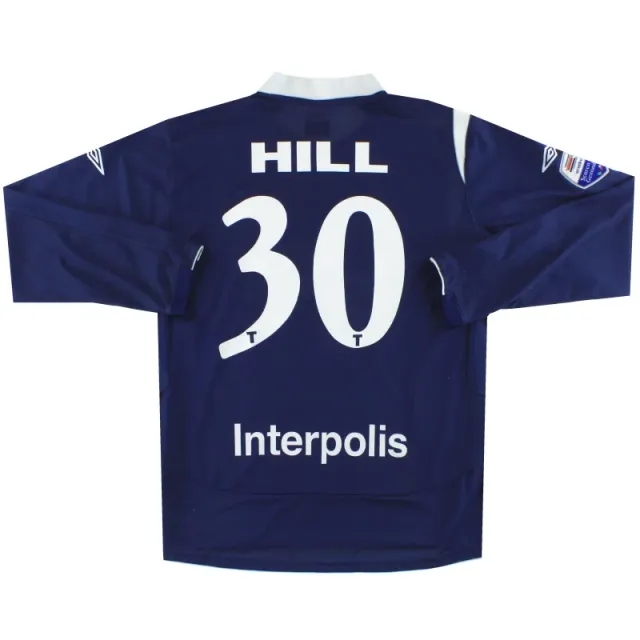 2006-07 Willem II Umbro Match Issue Away Shirt Hill #30 L/S XL - Other Dutch Clubs / Excellent / XL