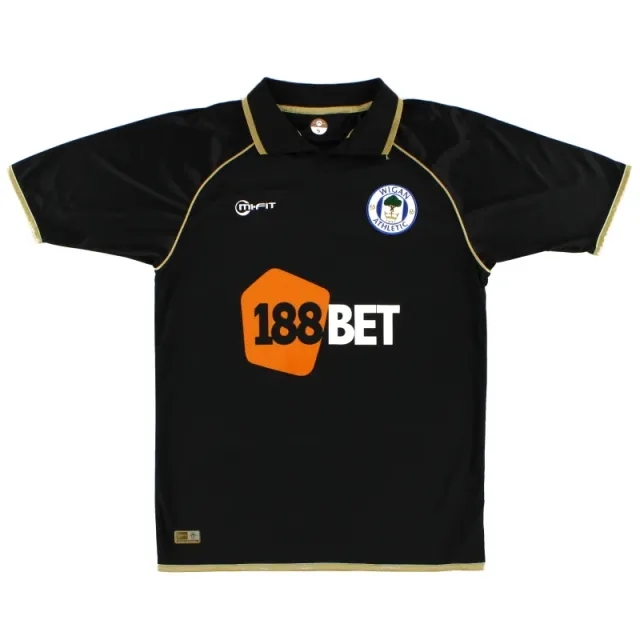 2010-11 Wigan Mi-Fit Away Shirt *Mint* XXL - Wigan / Mint / XXL