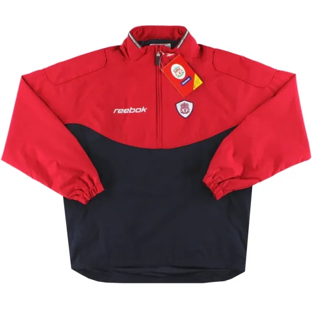 2001-02 Liverpool Reebok 1/4 Zip Jacket *w/tags* M - Liverpool / w/tags / Medium