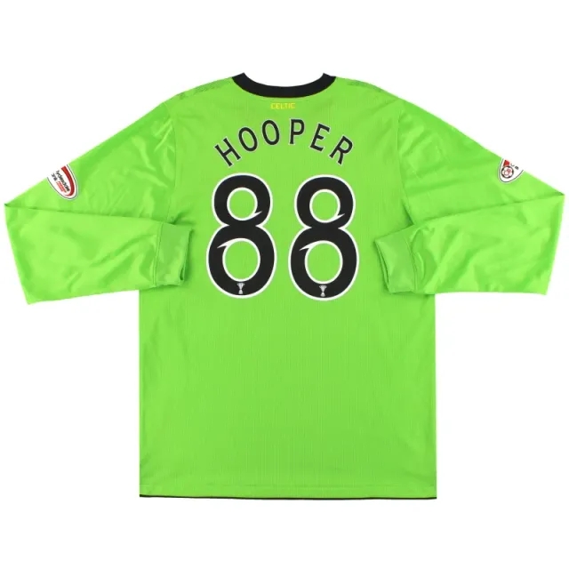 2010-11 Celtic Nike Match Issue Away Shirt L/S Hooper #88 *Mint* XL - Celtic / Mint / XL