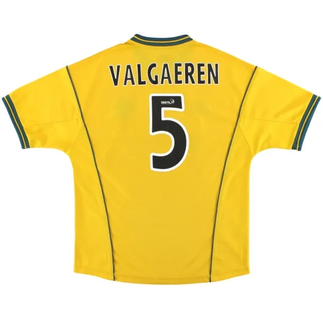 2000-02 Celtic Umbro Away Shirt Valgaeren #5 M - Celtic / Excellent / Medium
