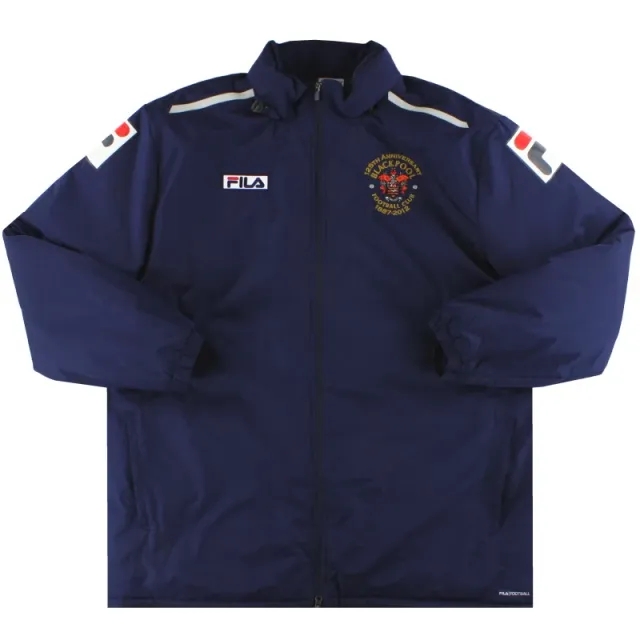 2012-13 Blackpool Fila '125th Anniversary' Padded Bench Coat XXL - Blackpool / Excellent / XXL