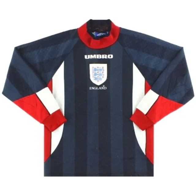 1997-98 England Umbro Goalkeeper Shirt Y - England / Very Good / Youth
