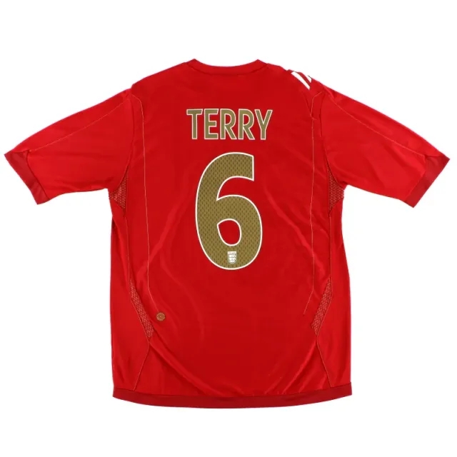 2006-08 England Umbro Away Shirt Terry #6 *Mint* XL - England / Mint / XL