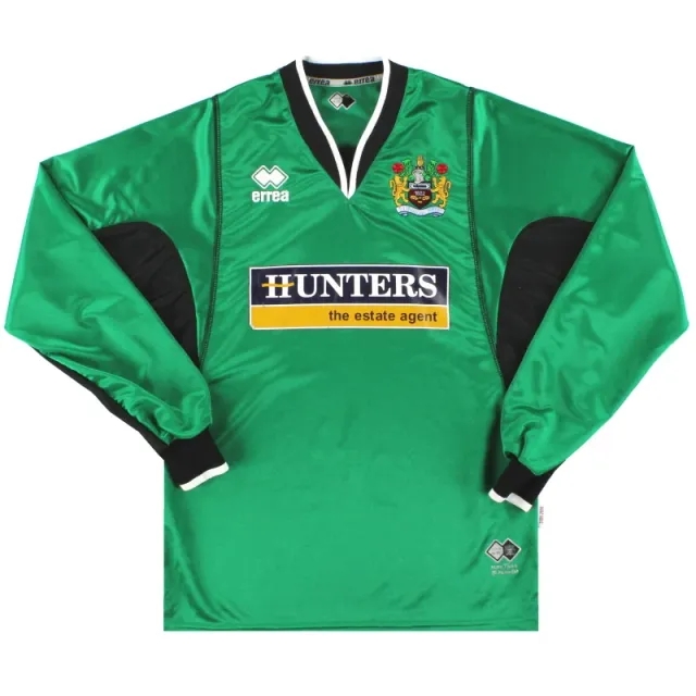 2005-06 Burnley Errea Goalkeeper Shirt XS - Burnley / Very Good / XS