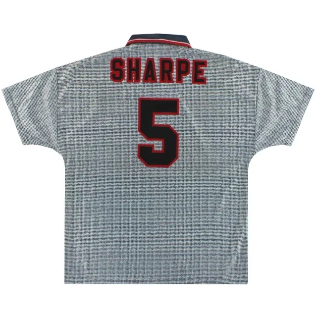1995-96 Manchester United Umbro Away Shirt Sharpe #5 L - Manchester United / Excellent / Large