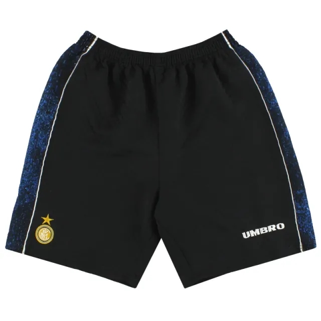 1995-96 Inter Milan Umbro Goalkeeper Shorts M - Inter Milan / Excellent / Medium