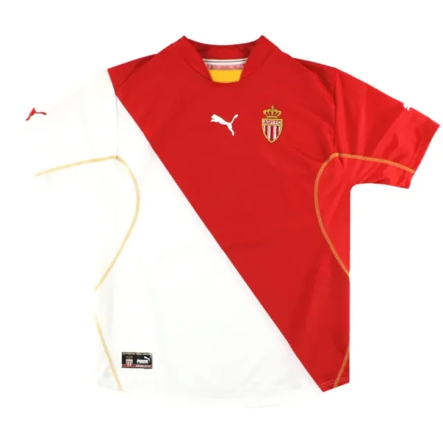 2002-03 Monaco Puma Home Shirt XL - Monaco / Excellent / XL