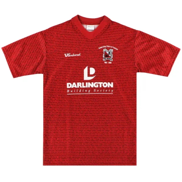 2008-09 Darlington '125 Years' Away Shirt S - Darlington / Excellent / Small