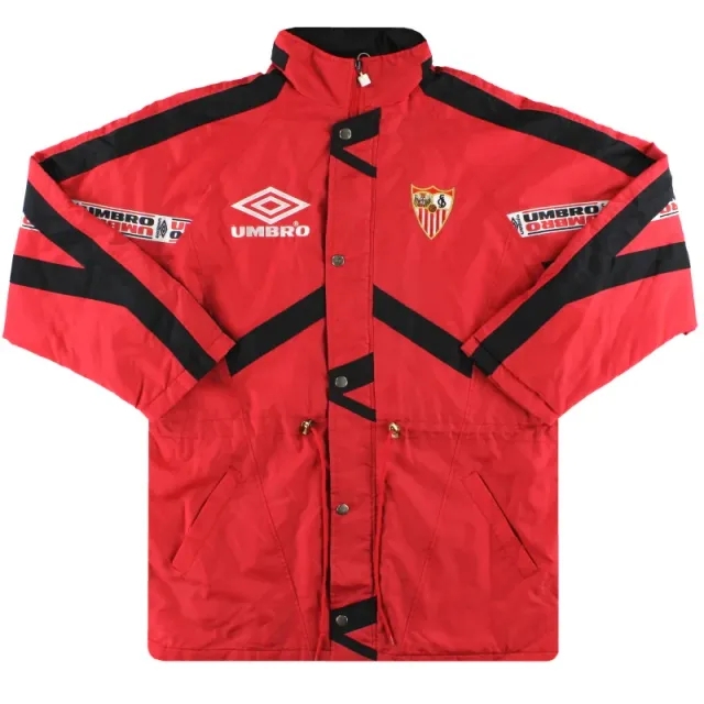 1998-99 Sevilla Umbro Bench Coat L - Sevilla / Very Good / Large
