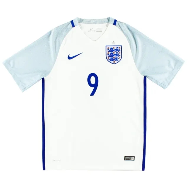2016-17 England Nike Home Shirt  #9 L - England / Excellent / Large