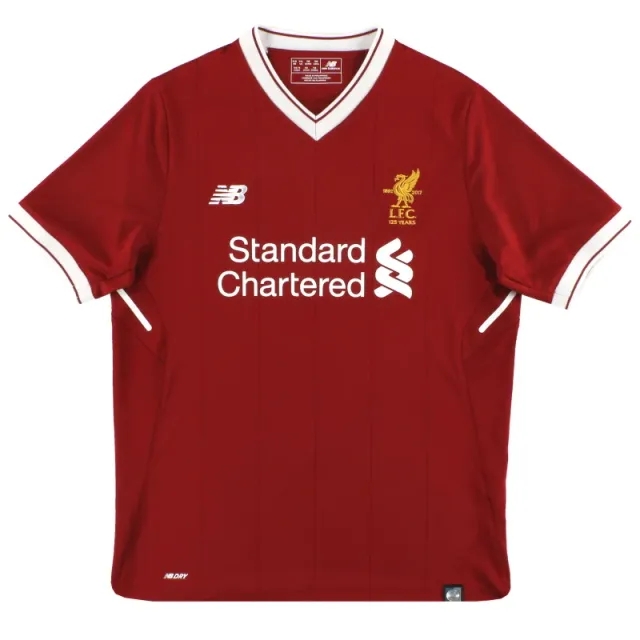 2017-18 Liverpool '125 Years' Home Shirt *Mint* Y - Liverpool / Mint / Youth