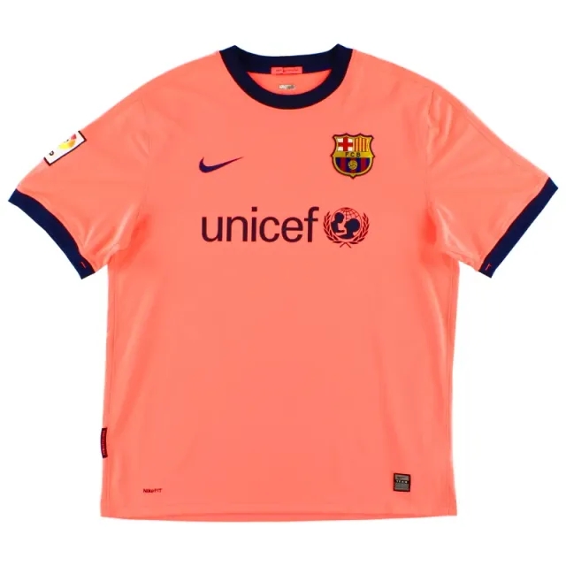2009-11 Barcelona Away Shirt M.Boys - Barcelona / Excellent / Youth