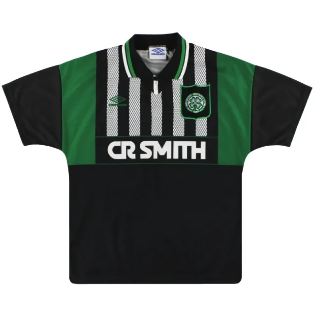 1994-95 Celtic Umbro Away Shirt L - Celtic / Excellent / Large