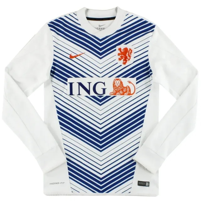 2014-15 Holland Nike Pre-Match Training Top S - Holland / Excellent / Small