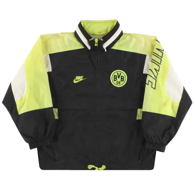 1996-97 Dortmund Nike Hooded Rain Jacket S.Boys - Dortmund / Excellent / Youth