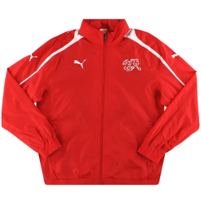 2010-11 Switzerland Puma Hooded Rain Coat XXL - Switzerland / Excellent / XXL