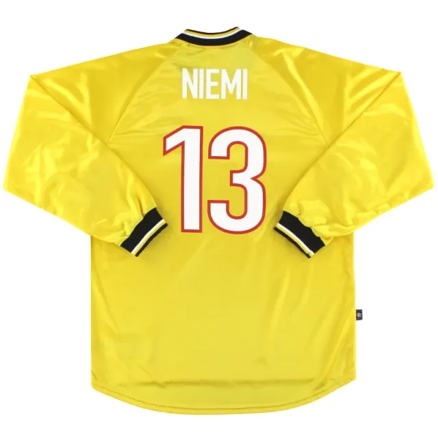 1997-99 Rangers Nike Goalkeeper Shirt Niemi #13 L - Rangers / Excellent / Large