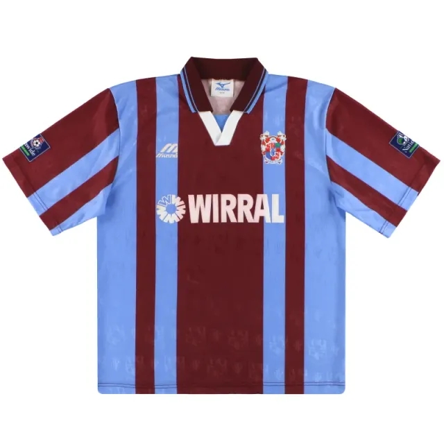 1996-98 Tranmere Rovers Mizuno Away Shirt L - Tranmere Rovers / Excellent / Large
