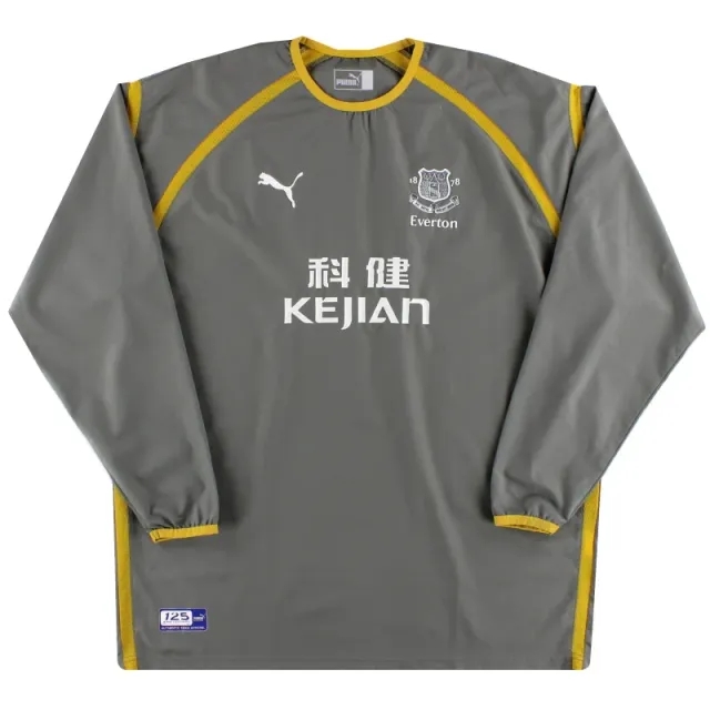 2003-04 Everton Puma Goalkeeper Shirt S.Boys - Everton / Excellent / Youth